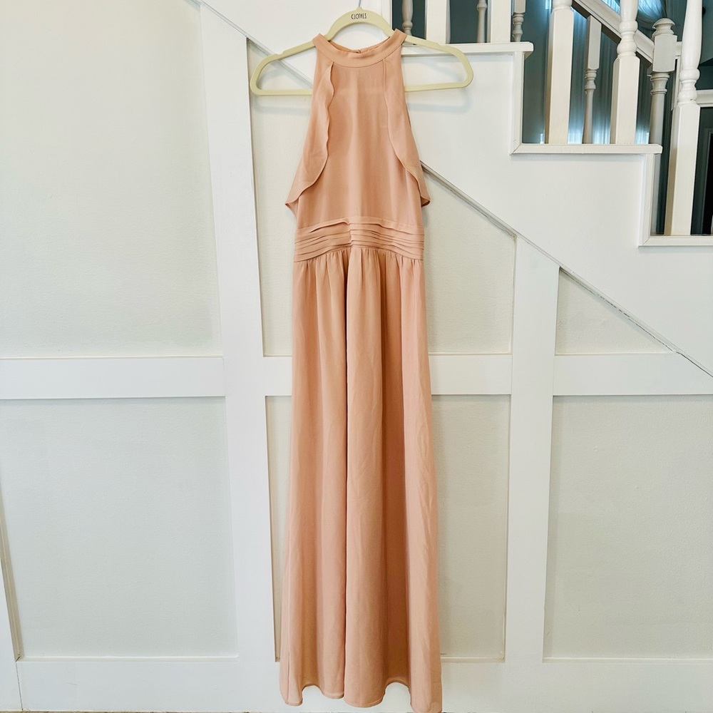 Forever21 Blush Pink Maxi Sleeveless Dress size S